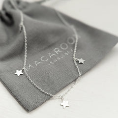 Dainty Sterling Silver Star Necklace