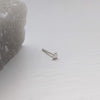 Sterling Silver Heart Nose Stud