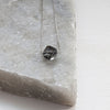 Black Diamond Helix Swarovski Necklace