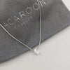 Sterling Silver Moon Charm Necklace