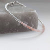 Pink Opal and Sterling Silver Bracelet