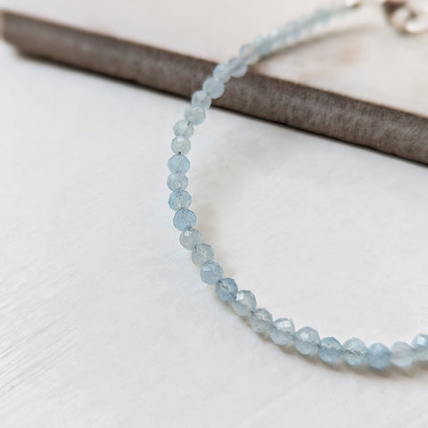 Aquamarine Semi-Precious Gemstone Bracelet