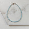 Aquamarine Semi-Precious Gemstone Bracelet