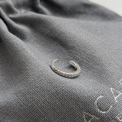 Sterling Silver and Crystal Earring Cuff