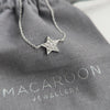 Sterling Silver Crystal Star Charm Bracelet
