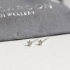 Tiny Crystal Star Stud Earrings