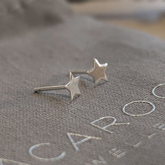 Sterling Silver Star Stud Earrings