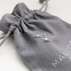 Sterling Silver Lightning Bolt Earrings