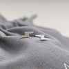 Sterling Silver Lightning Bolt Earrings