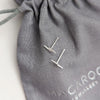 Sterling Silver Lightning Bolt Earrings