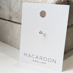 Sterling Silver Star Helix Stud Earring