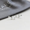 Dainty Triple Star Climber Earrings