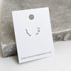 Dainty Triple Star Climber Earrings