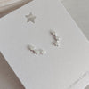 Dainty Triple Star Climber Earrings