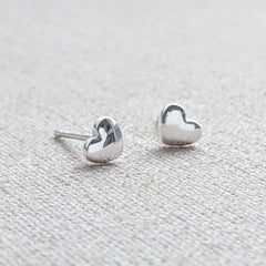 Mini Macaroon Heart Earrings