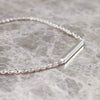 Sterling Silver Bar Necklace