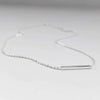 Sterling Silver Bar Necklace