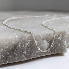 Sterling Silver Satellite Chain Necklace