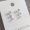 Crystal Star Climber Earrings