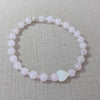 Mini Macaroon Rose Quartz Bracelet