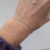 Sterling Silver Satellite Chain Bracelet