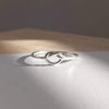 Sterling Silver Heart Knot Ring