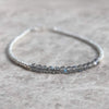 Labradorite and Sterling Silver Bracelet