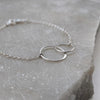 Sterling Silver Linked Loop Bracelet
