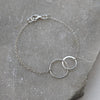 Sterling Silver Linked Loop Bracelet