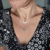 Sterling Silver Half Sun Necklace