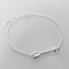 Sterling Silver Arrow Bar Bracelet