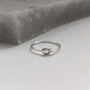 Sterling Silver Heart Knot Ring