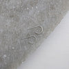 Sterling Silver Open Hoop Earrings