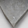Sterling Silver Shiny Bolt Necklace
