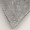 Sterling Silver Shiny Bolt Necklace