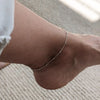 Sterling Silver Satellite Chain Anklet