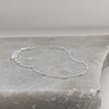 Sterling Silver Satellite Chain Anklet
