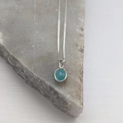 Amazonite Oval Gemstone Necklace