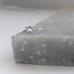 Sterling Silver Star Toe Ring