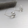 Swarovski Crystal Rondelle Hoop Earrings