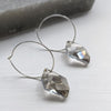 Swarovski Crystal Cosmic Hoop Earrings