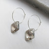 Swarovski Crystal Cosmic Hoop Earrings