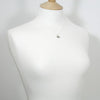 Star Drop Necklace in Sterling Silver