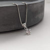 Sterling Silver Crystal Star Necklace
