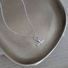 Sterling Silver T-Bar Necklace