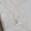 Sterling Silver T-Bar Necklace