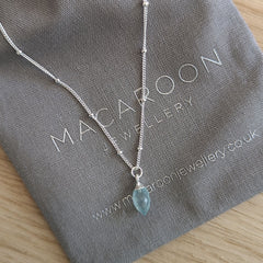 Aquamarine Semi-Precious Gemstone Necklace