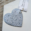 Leather Travel Earring Holder - Heart