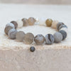 Botswana Agate Gemstone Charm Bracelet