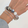 Chunky Botswana Agate Gemstone Bracelet